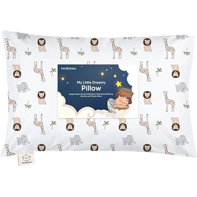 Toddler Pillow with Pillowcase by KeaBabies