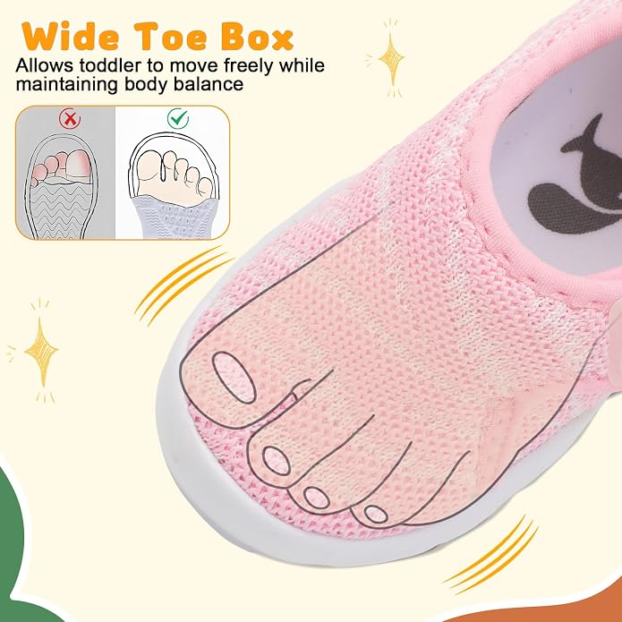 FEETCITY Baby Shoes Boys Girls First Walking Shoes Infant Sneakers Lightweight - Image 3