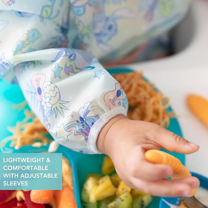 Bumkins Disney Sleeved Bib for Girl or Boy, Baby and Toddler for 6-24 Mos - Image 4