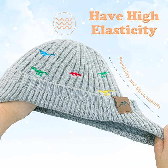 POXIMI Baby Boy Winter Hat Toddler Warm Beanie Girl Knit Hats - Image 2