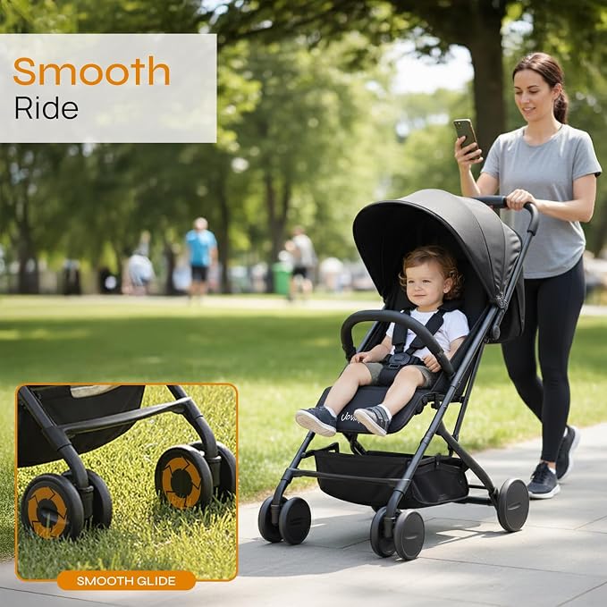 Jovial Lightweight Travel Baby Stroller - Image 6