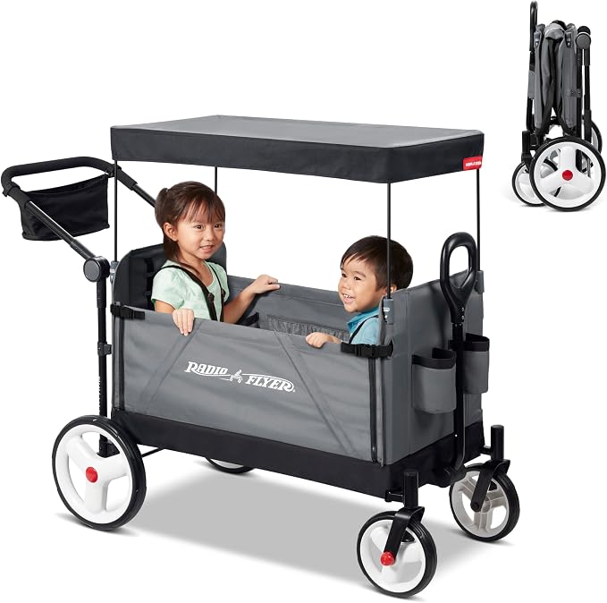 Stroller Wagon for Kids, Baby Stroller, Utility Cart, Rolling Cart, Radio Flyer by RadioFlyer