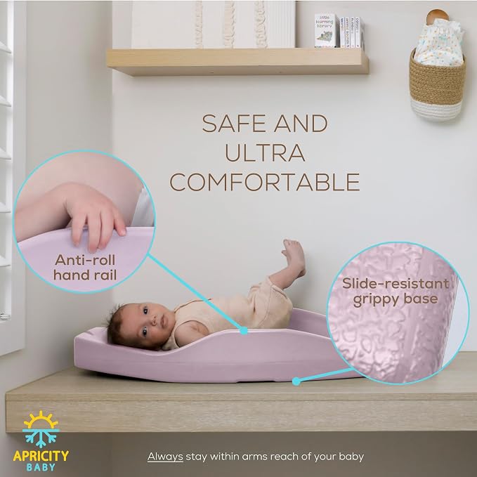 Apricity Baby Diaper Changing Pad – Waterproof Wipe-Clean Foam Changing Mat - Image 3