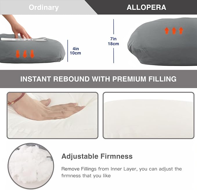 Pregnancy Pillow, Full Body Maternity Pillow 57 inch, - Image 4
