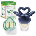 Haakaa Clover Baby Fruit Feeder Teether & Mini Freezer Nibble Tray – BPA-Free by haakaa
