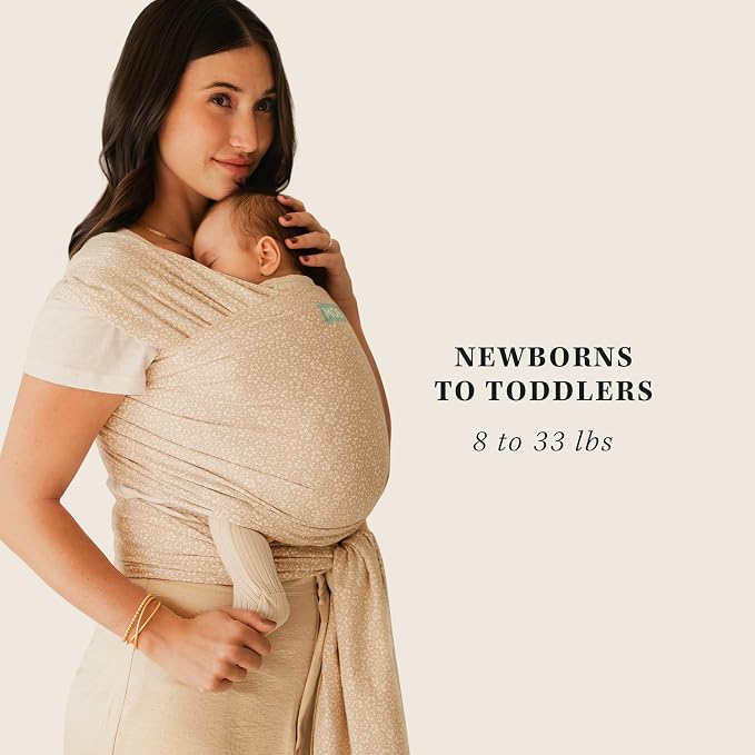 Moby Baby Wrap Carrier Classic for Newborns to Toddlers, Infant Sling Carrier - Image 7