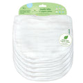 green sprouts Muslin Bibs Made from Organic Cotton| 4 Absorbent Layers Protect by GreenSprouts
