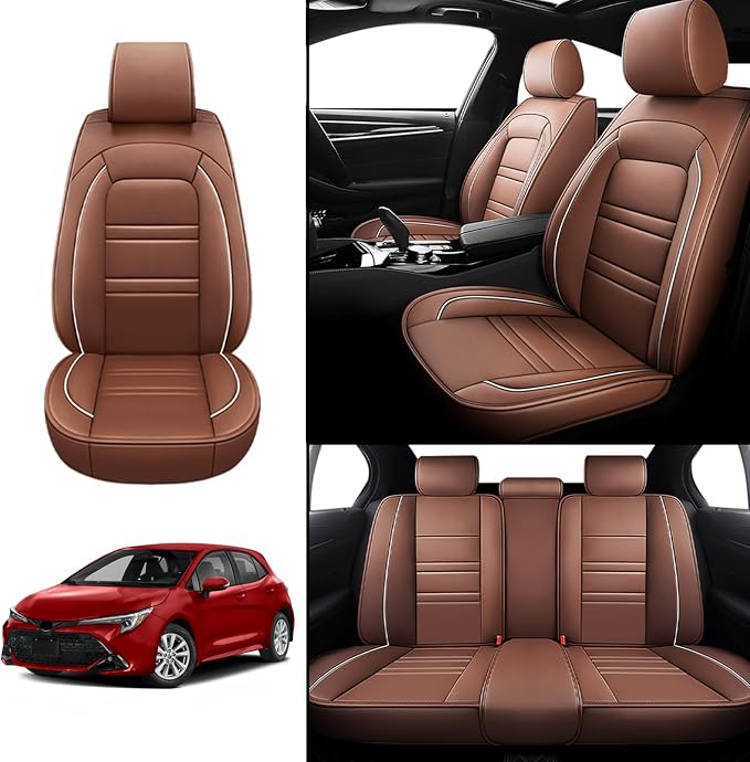 Seat Covers for Toyota Corolla 1997-2025 | 5-Seats Leather Seat Covers - Image 2