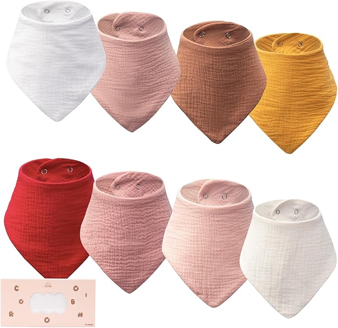 Baby Bibs 8-Pack by Unknown