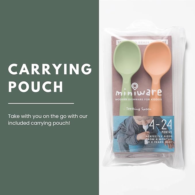Miniware Silicone Baby Spoon for Training - Image 4