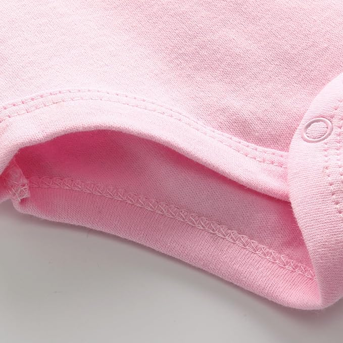Fashion Unisex baby Boy Girl Bodysuits 5-Pack Casual Cotton Soft Infants Outfit - Image 6