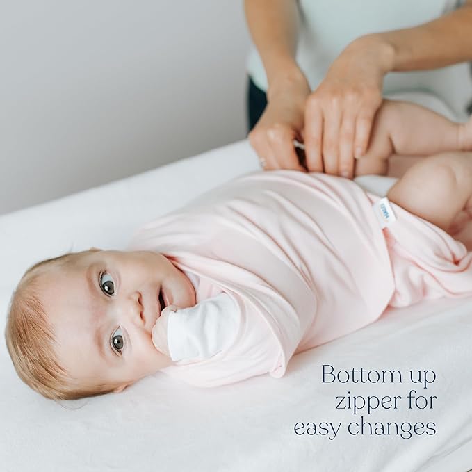 HALO 100% Cotton Sleepsack Swaddle, 3-Way Adjustable Wearable Blanket, TOG 1.5 - Image 5