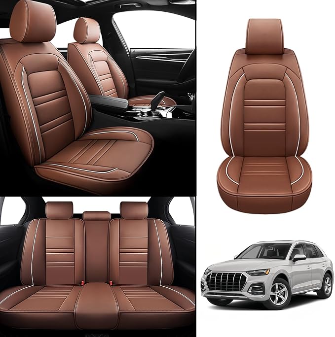 Seat Covers for Audi q7 2017-2025 | 5-Seats Leather Seat Covers - Image 2