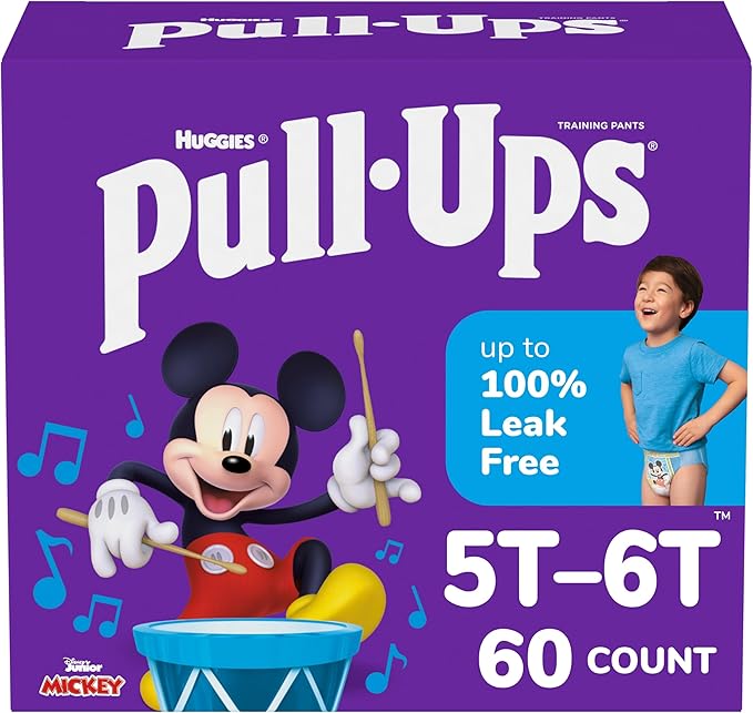 Pull-Ups Boys' Potty Training Pants, Size 5T-6T Training Underwear by Pull-Ups