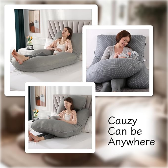 Pregnancy Pillow, Full Body Maternity Pillow 57 inch, - Image 7