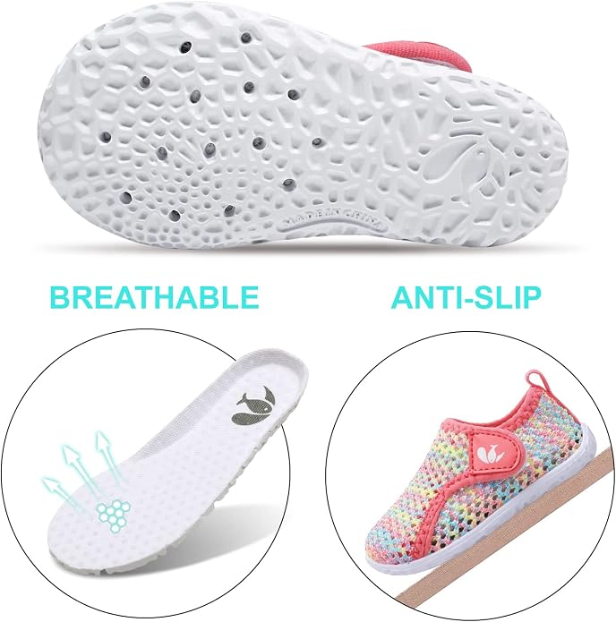 JOINFREE Baby Toddler Water Shoes Boys Girls Sandals Barefoot Kids Breathable - Image 4