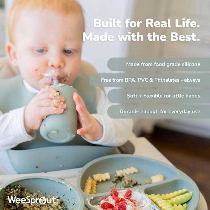 WeeSprout Silicone Baby Cups - Image 5