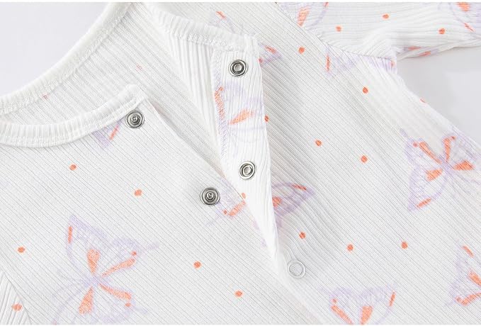 Fashion Baby Boy Girl Clothing Set Cotton Soft 3-Piece Long Sleeve Button - Image 2
