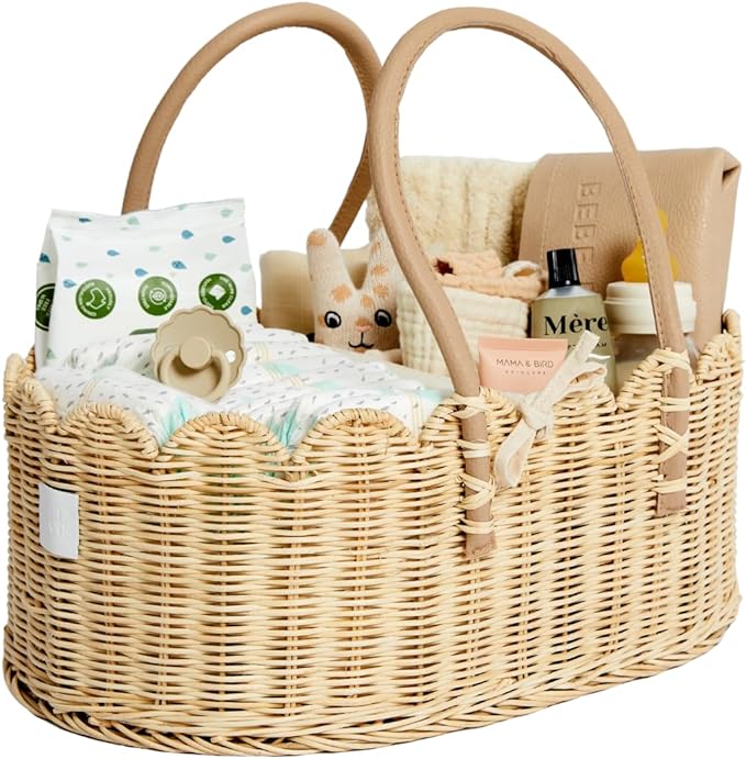 BEBE BASK Premium Baby Diaper Caddy Organizer by BEBEBASK%C2%AE