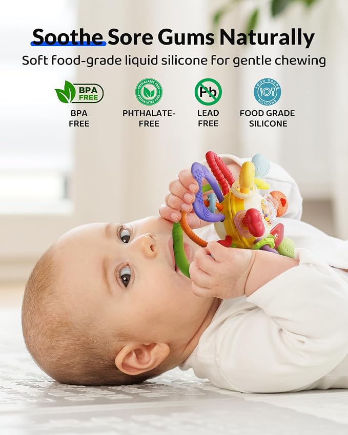 Baby Montessori Sensory Teething Toy – Safe - Image 3