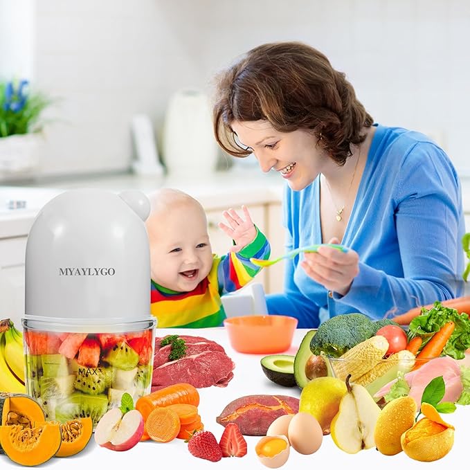 Baby Food Blender & Food Maker, Baby Blender, Food Puree Machine, Baby Food by MYAYLYGO