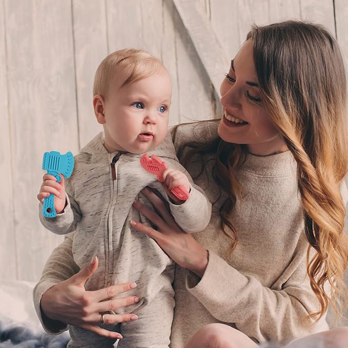 TYRY.HU Baby Teething Toys for Babies 0-6 Months 6-12 Months, BPA Free Silicone - Image 6