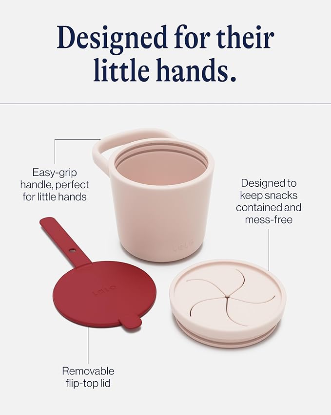 Lalo Snack Cup - Mess-Free Silicone Snack Cups - Image 3