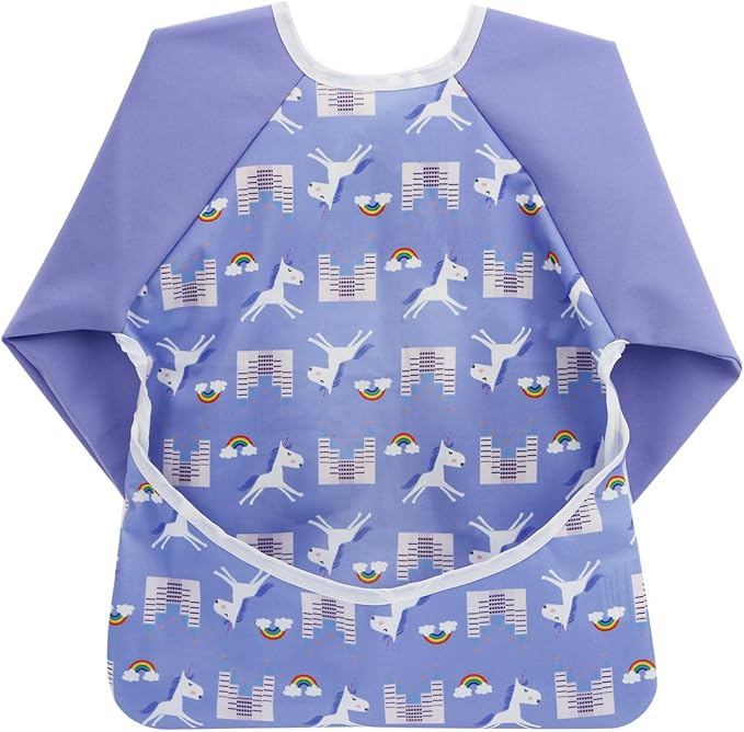 Infant Toddler Baby Waterproof Sleeved Bib, Bib by Hi+Sprout
