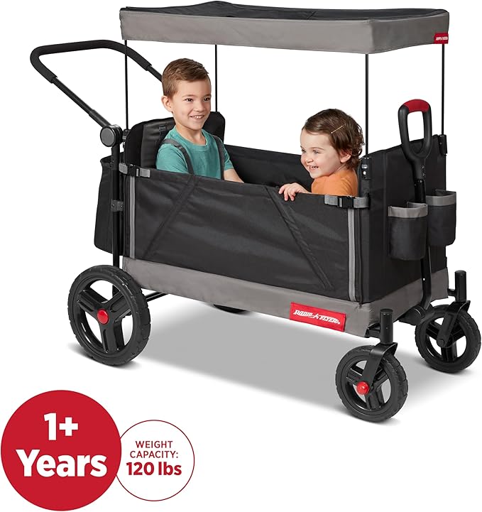 Radio Flyer Wagon for Kids, Baby Stroller, Outside Toys for Toddlers 1-3 - Image 2