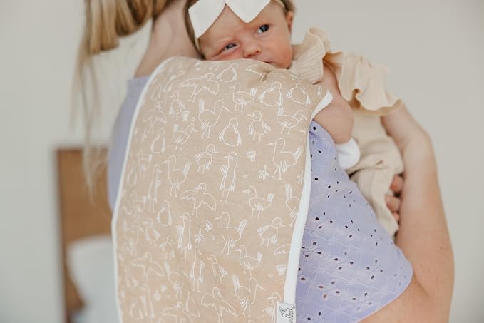 Copper Pearl Premium Baby Burp Cloths - Image 5