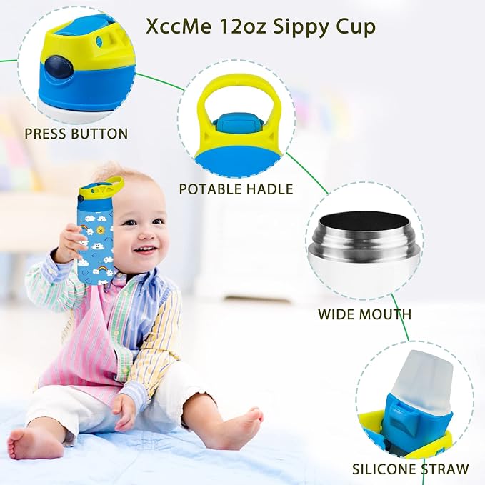 Kids Sublimation Tumbler, 12oz Sublimation Water Bottle Blanks, Straight - Image 6