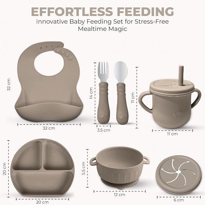 SiliFeed Silicone Baby Feeding Set – Durable, Non-Toxic Mealtime Kit - Image 3