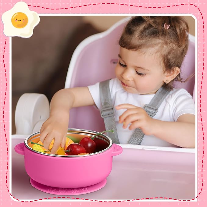 Nuogo 6 Pcs Stainless Steel Baby Bowls - Image 7