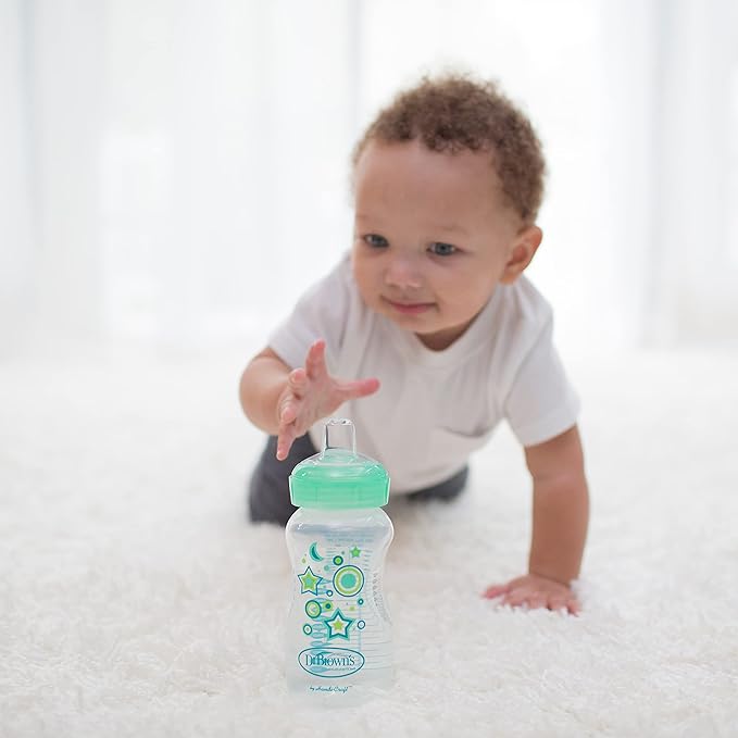 Dr. Brown’s Anti-Colic Options+ Wide-Neck Sippy Bottle Starter Kit, - Image 5