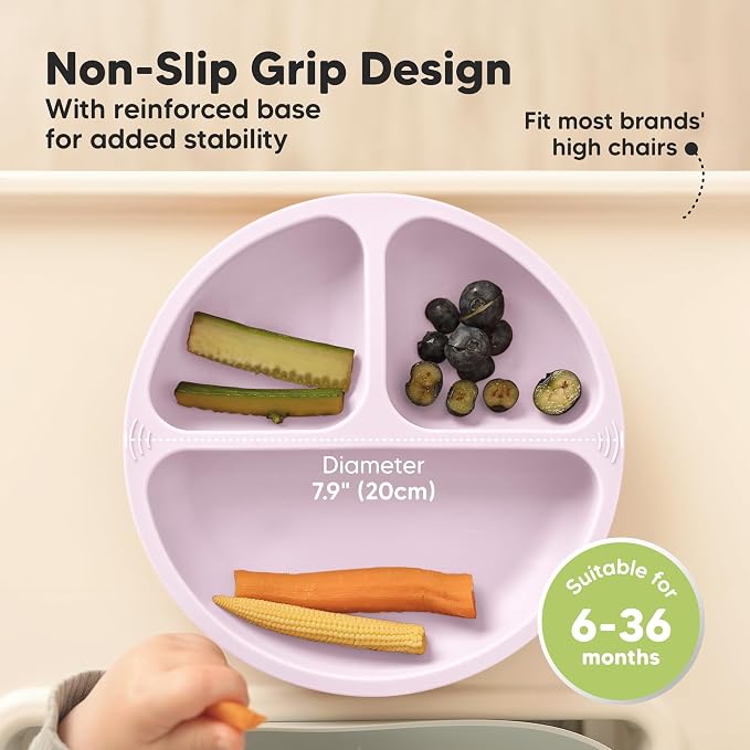 KeaBabies Suction Plates for Baby, Toddler - Image 4