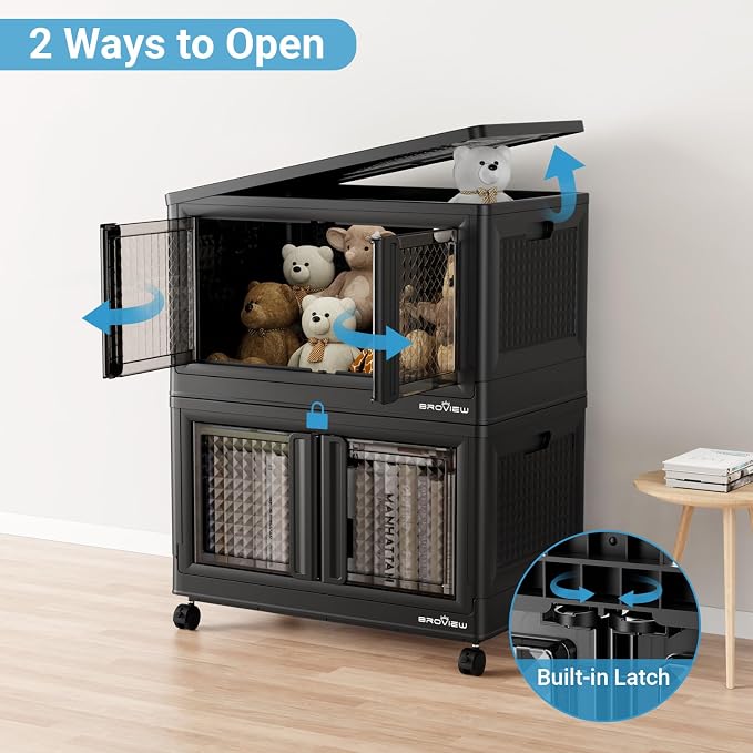 BROVIEW 500Qt Stackable Storage Bins - Image 5