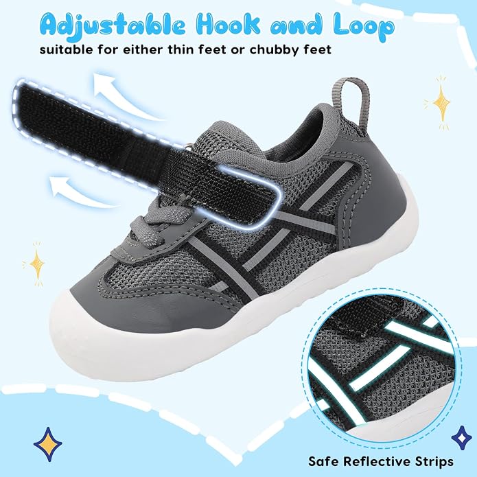 Scurtain Baby Shoes Boy Girl First Walking Shoe Infant Crib Breathable Sneakers - Image 4