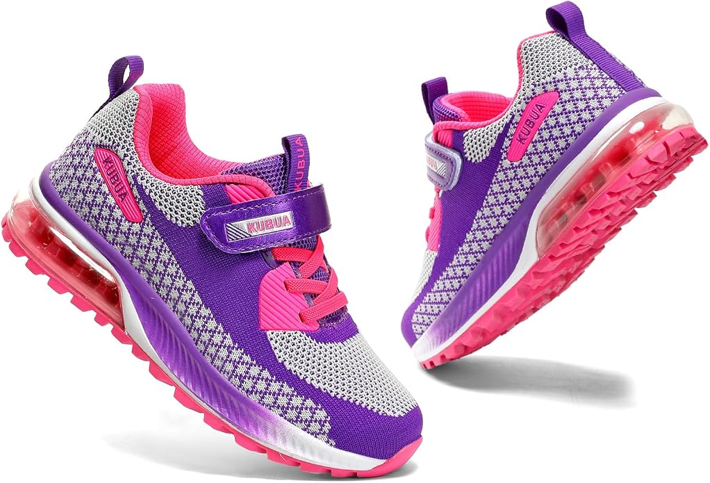 KUBUA Kids Sneakers for Boys Girls Running Tennis Shoes Lightweight Breathable - Image 5