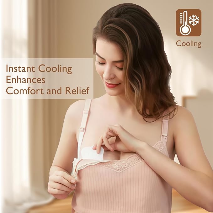 Hydrogel Nipple Gel Pads for Breastfeeding: Soothing Nursing Pads Reusable - Image 3