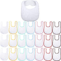 Geyoga 20 Pieces Sublimation Blanks White Bibs by Geyoga