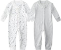 Owlivia Organic Cotton Baby Boy Girl Zip up Sleep 'N Play Pjs, Long Sleeve by Owlivia