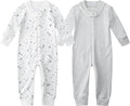 Owlivia Organic Cotton Baby Boy Girl Zip up Sleep 'N Play Pjs, Long Sleeve by Owlivia