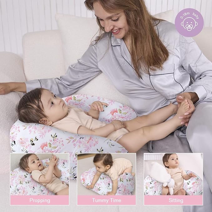 Little Grape Land Nursing Pillow, Upgraded Breast Feeding Pillow - Image 2