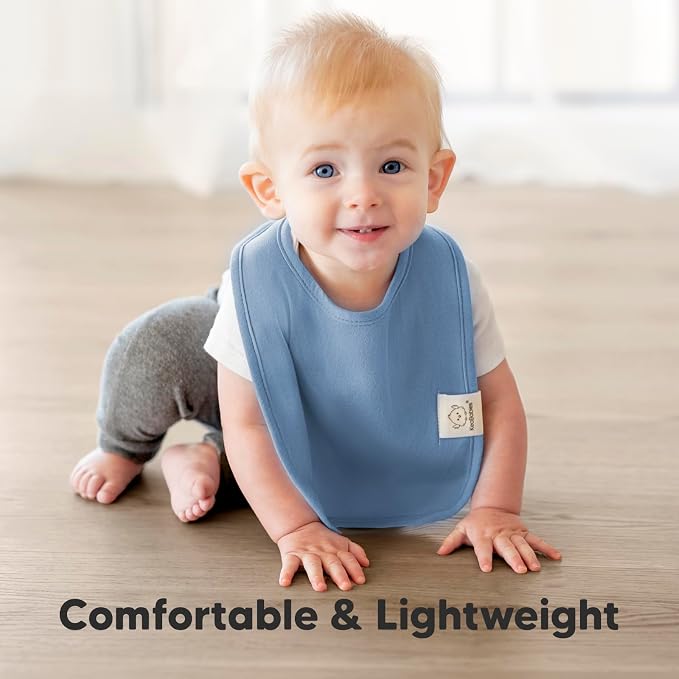 KeaBabies 8-Pack Organic Baby Bibs - Image 5