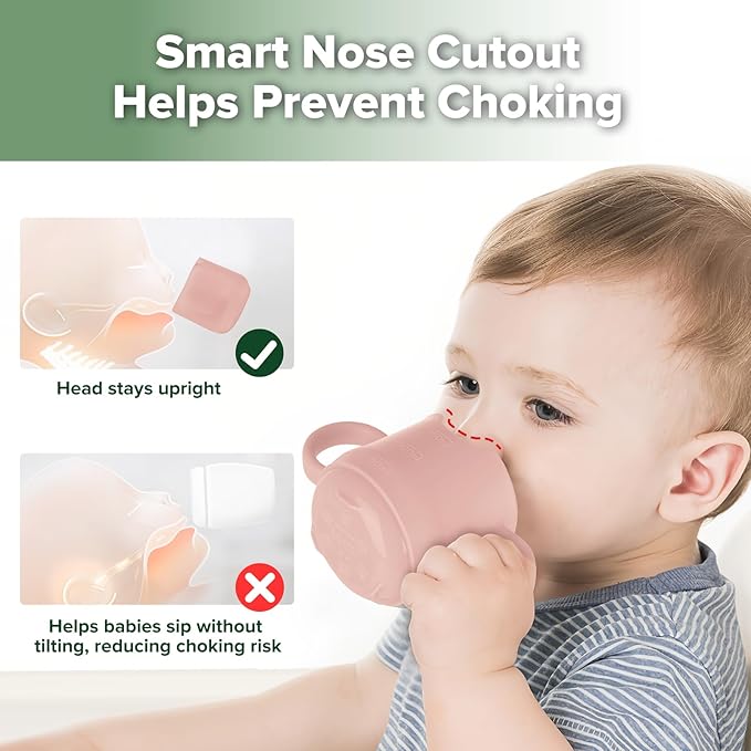 haakaa Silicone Toddler Cups, BPA Free Drop-Proof Training Cups - Image 3
