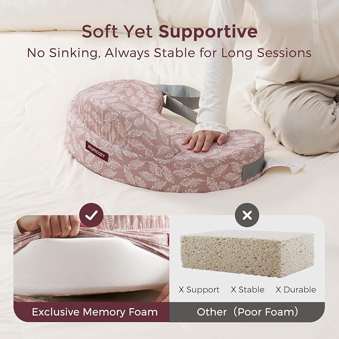 Momcozy Innovative Safety Fence Nursing Pillow - Image 3