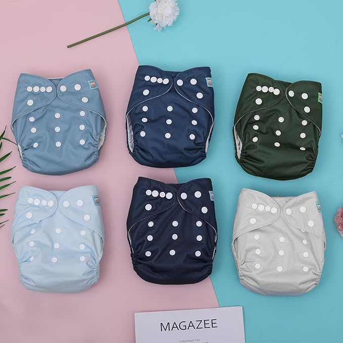 ALVABABY Baby Cloth Diaper 6 Pack - Image 6