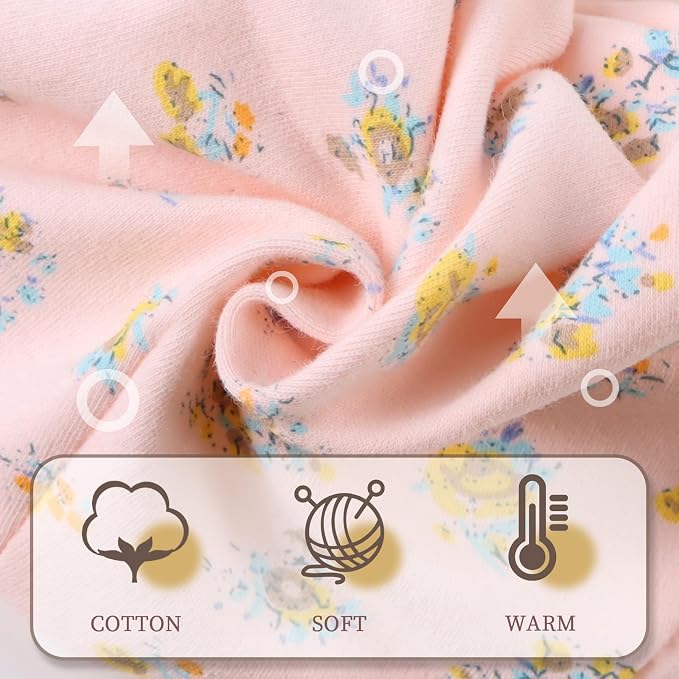 Bamery Newborn Baby Girl Hat Cotton Baby Bow Beanie Preemie Hats Spring Infant - Image 5