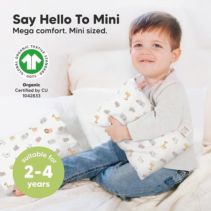 Mini Toddler Pillow with Pillowcase - Image 3