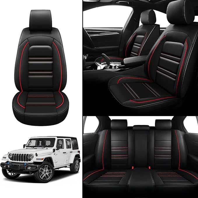 Seat Covers for JP Wrangler 2007-2025 | 5-Seats Leather Seat Covers - Image 2